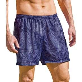 Men's Tan Through Swim Trunks, Blue Moon, Size Large