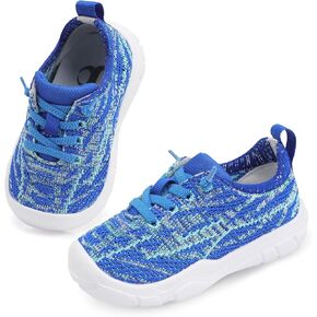 Scurtain Toddler Shoes Boys Girls Barefoot Shoes Kids Breathable Sneakers Slip on Toddler Sneakers