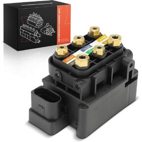 A-Premium Air Suspension Solenoid Valve Compatible with Mercedes-Benz E300, E350, E400, E450, E43 E53 AMG, E63 AMG S, GLC300, GLC350e, GLC43 GLC63 AMG, GLC63 AMG S, CLS53 AMG, AMG GT 53 63
