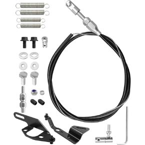 Universal P7100 Throttle Swap Kit W/ 60 "أقواس التثبيت القابلة للتعديل إرجاع الربيع لصالح Cummins 5.9L 12V محرك 6BT 4BT