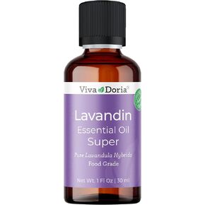 Viva Doria 100% Pure Lavandin Super Essential Oil, Undiluted, Food Grade, 30 mL (1 Fluid Ounce)
