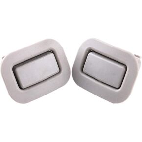 Rear Seat Recliner Button 1 Pair Right And Left Light Gray 64328AG001 64328AG011 Compatible With 2009-2013 Subaru Forester