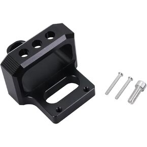 Kefly Billet 3 Port Solenoid Valve Mount Holder Bracket for Mac AEM Boost Controller, Universal CNC Billet Aluminum Black, Fit for Acura Integra 1994 -2001, Honda Civic 1992-1995.