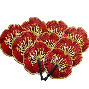 20 Pieces Folding Paper Hand Fans Handheld,Chinese New Year Decorations Chinese Fans Asian Oriental Japanese Foldable Fans for Festival Wedding Party Dancing Birthday Favors Decorations