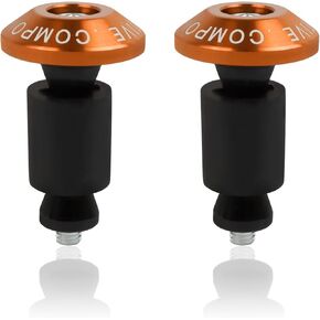 Motorcycle Bar End Plug Handlebars End Caps Grips Replacement for Yamaha Kawasaki Honda BMW Suzuki and All 7/8" Handlebar Grip
