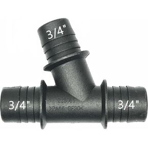 226061,Dia 3/4",Radiator Coolant Hose 3 Way Connector,Heater Y-Joint Diverter,Water Pipe Splitter Repair Kit for Mercedes-Benz BMW Audi Volkswagen Chevrolet Volvo Buick Ford Toyota Honda,19mm,0.75inch