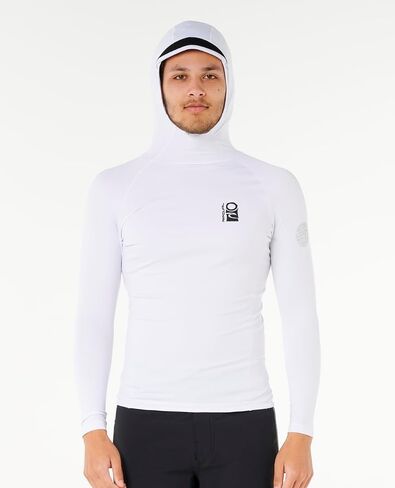 Rip Curl Men's Search UPF 50 Performance Long Sleeve Hooded Rashguard in Saudi Arabia
