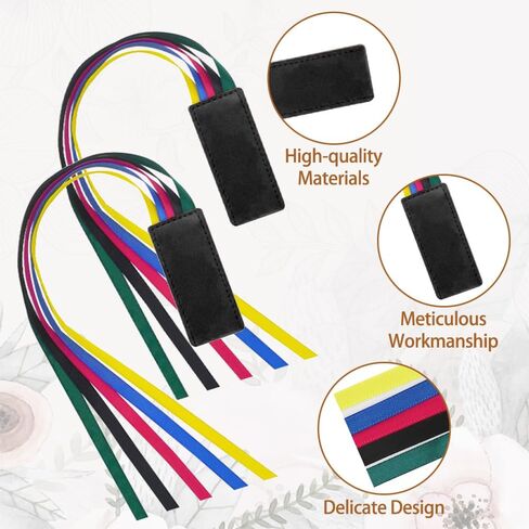 قطعتان من إشارة الكتاب المقدس، إشارة مرجعية بشريط ملون، إشارات مرجعية لأشرطة الكتاب المقدس من الجلد الاصطناعي، علامات صفحة مع 5 أشرطة ألوان للكتب رواية الكتاب المقدس، عشاق القراءة الطلاب والمدرسين، هدية عيد الميلاد in Kuwait