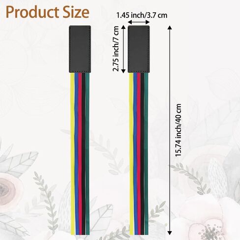 قطعتان من إشارة الكتاب المقدس، إشارة مرجعية بشريط ملون، إشارات مرجعية لأشرطة الكتاب المقدس من الجلد الاصطناعي، علامات صفحة مع 5 أشرطة ألوان للكتب رواية الكتاب المقدس، عشاق القراءة الطلاب والمدرسين، هدية عيد الميلاد in Kuwait