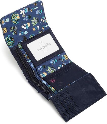 Vera Bradley Women's Cotton Riley Compact Wallet with RFID Protection in Saudi Arabia