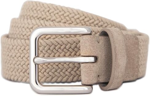 Vince Men's 1.25 Inch Stretch Woven Belt in Kuwait