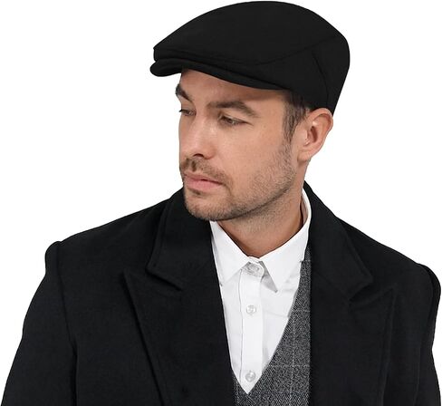 KUJUHA Newsboy Hats for Men Flat Irish Cabbie Ivy Gatsby Newsboy Driving Hat Hunting Cap Winter Hat in Kuwait