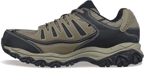 Skechers Men's Cankton Steel Toe Construction Shoe – Electrical Hazard Rated, Memory Foam, Pebble/Black, 10.5 Wide in Saudi Arabia