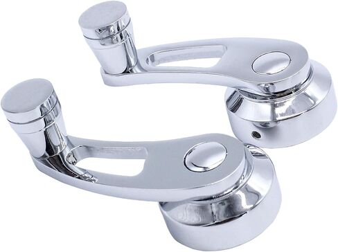 Chrome Billet Aluminum 3" Window Crank Handle Kit Hot Rod Set of 2 Fits for Chevy Ford Chrysler in Saudi Arabia