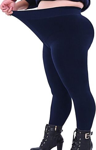 Leggings for Women Plus Size High Waisted Thick XL 2XL 3XL 4XL in Kuwait
