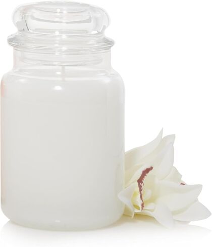 شمعة Yankee شمعة كبيرة معطرة مع مرور ما يصل إلى 150 ساعة حرق ، مزيج شمع الصويا للحرق المتسق أنظف ، شمعة جرة 22 أوقية مع عطر الغرفة ، أزهار أرجواني in Saudi Arabia