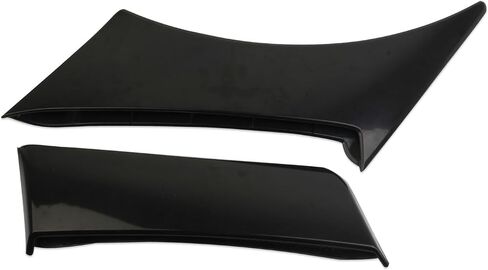 Body Side Fender Door Scoops Cover Trim Accessories for 2015-2023 Ford Mustang (Front-Black unpainted) in Saudi Arabia