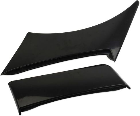 Body Side Fender Door Scoops Cover Trim Accessories for 2015-2023 Ford Mustang (Front-Black unpainted) in Saudi Arabia