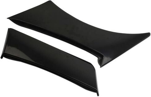 Body Side Fender Door Scoops Cover Trim Accessories for 2015-2023 Ford Mustang (Front-Black unpainted) in Saudi Arabia