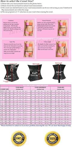 LuvSecretlingerie Huck Dugh 26 مزدوج الصلب تدريب الخصر على الجلود الأصلية تحت المشاركة المشد الضيق in Kuwait