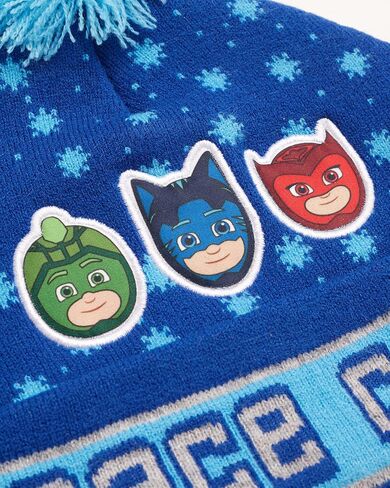 PJ Masks Boys' Winter Hat - 2 Pack Superhero Pom Pom Beanie (Toddler) in Saudi Arabia