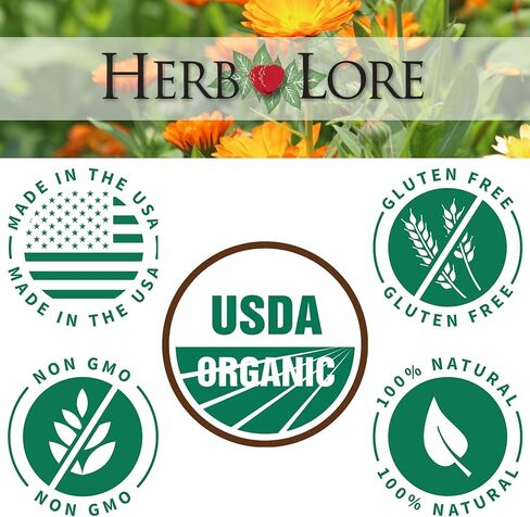 Herb Lore Relax Tincture - Organic Liquid Extract Drops with Lemon Balm, Chamomile, and Skullcap for Kids & Adults (2 fl oz) in Kuwait