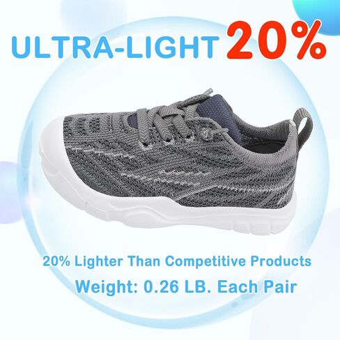 Scurtain Toddler Shoes Boys Girls Barefoot Shoes Kids Breathable Sneakers Slip on Toddler Sneakers in Saudi Arabia