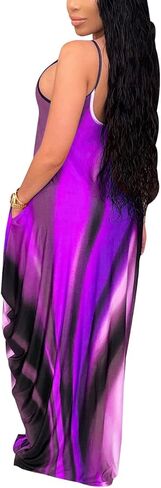 Besscops Summer Maxi Dresses for Women 2025 Plus Size Sundresses غير الرسمي للأزياء بلا أكمام in Kuwait