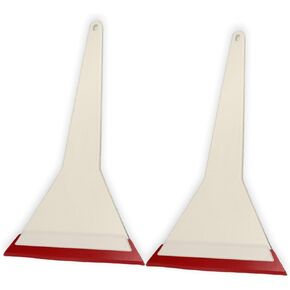 2Pcs Window Tint Tools Squeegee Plastic Long Handle Tint Squeegee for Window Tinting Application