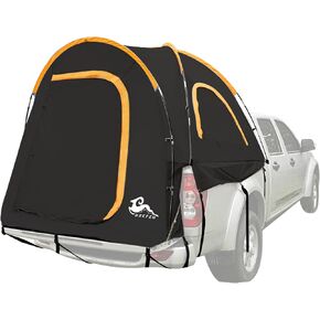 Pickup Truck Tent, Portable Waterproof Tent for Camping, Hiking, Fishing - 2 Person, 5.0-5.5 FT Truck Bed, Foldable, Easy Setup