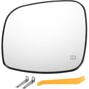 Acropix Car Rearview Left Driver Side Mirror Glass لـ Chrysler Town & Country لـ Dodge Grand Caravan مع لوحة دعم - حزمة 1