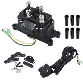 WinCh Solenoid Relay Contactor 12V 250A Winch Switch for Warn # 2875714/63070 / 74900 ATV UTV 1500-5000LBS