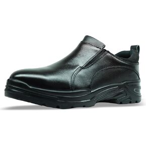Black Waterproof Steel Toe Work Boots for Men & Women | Women & Men's Steel Toe Boots | Non-Slip- Slip-On Safety Sneakers-Industrial Shoes for Construction, Warehouse, and Outdoor Work Shoes for Youth & Adult in Saudi Arabia