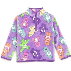 رعاية Bears الفتيات نصف الرمز البريدي كتف الكتف Woobie Sweetshirt طفل صغير لأحجام الأطفال الكبيرة (4-14-16)
