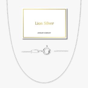 925 Sterling Silver & Gold على الفضة الإسترليني الفضية 0.6 مم سلسلة صناديق إيطالية قلادة قوية للنساء المتوفرة في 7 lenghts