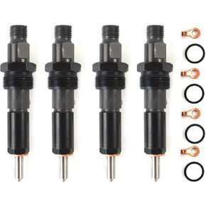 C3932123 4Pcs Fuel Injector Compatible with Cummins 4BT 3.9L Diesel Engine Truck Aftermarket Parts Replace OE 3932123