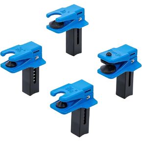 4 PCS Car Fluid Line Stopper, 3/8" 5/16" 1/2" Auto Brake Fluid Line Stopper Clamp Kit, Spring Loaded Fluid Stopper for Banjo Fitting Fuel Rail Hose A/C Line, Car Accessories
