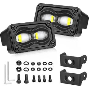 3 Inch Yellow LED Fog Lights 40W CREE LED Pods Cut-Off Low Beam Mini Light Pods Yellow Small Offroad Lights Fog Lights 2 Packs for Truck Pickup Motorcycle Dirt Bike SUV UTV ATV