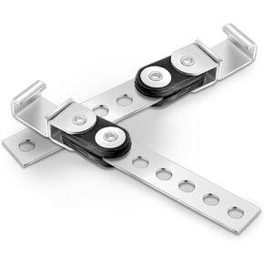 2 Pack Swivel Style Exhaust Hangers, Exhaust Hangers Muffler Hanger, Heavy Duty Open End Hanger universal, Tailpipe Exhaust Bracket