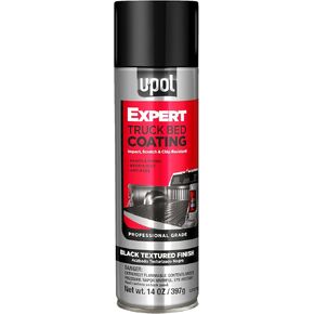 U-POL Expert Truck Bed Coating, Professional Grade Paint Spray, Extra Durable, Textured Finish, Black