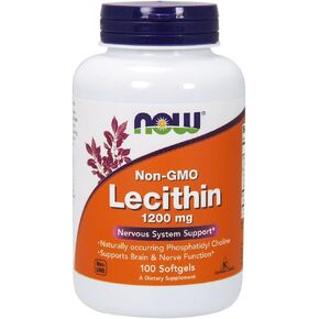 Now Foods Lecithin 19 Grain 1200 mg 100 Softgel