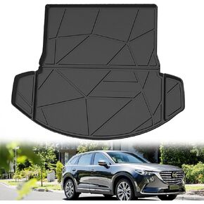 Cargo Liner Backrest Mat Compatible with 2017-2025 Mazda CX-5 Backrest Mat Trunk Mat Replacement for 2020 2021 2022 2023 2024 2025 CX5 Accessories (Rear Backrest Mat+Rear Cargo Mat)