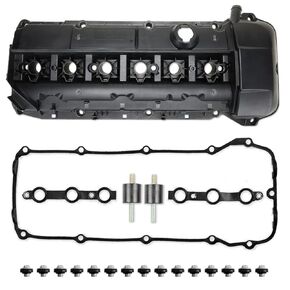 Upgrade Engine Valve Cover with Gasket Bolts Compatible with 2002-2006 BMW x3 x5 325i 330i Z4 325ci 325xi 330ci 330xi 525i 530i E46 Replace Part 11127512839