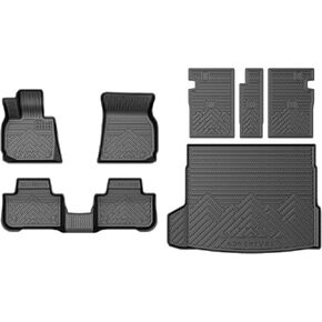 Mixsuper Floor Mats Cargo Liner for Nissan Rogue 2021-2024 All Weather 2 Row Floor Liners & Trunk Mat Set Black (Not for Nissan Rogue Sport) in Kuwait