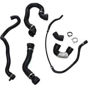 Priprilod Radiator Coolant Water Hose Pipe Kit Compatible With BMW 135i 2008-2010 BMW 335i 335xi 2007 2008 2009 2010 BMW E90 128i 328i N51 2006-2013 1712761851 17127618510 17127531581 11537516414