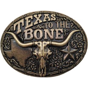 تكساس إلى عظم الحزام الغربي مشبك رعاة البقر الابازيم Longhorn
