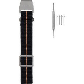 16mm 20mm Elastic Parachute Watch Bands Quick Release Watch Pins Military Replacement Watch Strap Stainless Steel Matte Hook-and-Loop for Men Women