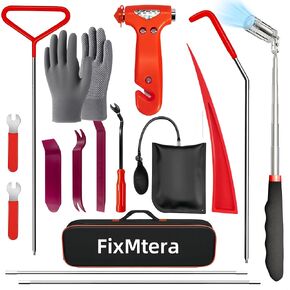 مجموعة أدوات Car Trim Multi - Professional Car Tool ، 18 PCS (Black)