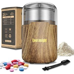 COOL KNIGHT Electric Pill Crusher, 150W Pill Grinder Suitable for Grinding and Crushing Various Pills、Small or Large Medicines and Vitamin Tablets to Fine Powder