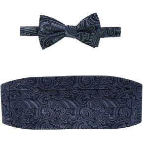 مجموعة Trafalgar للرجال Sobee Paisley Cummerbund و Bow Tie